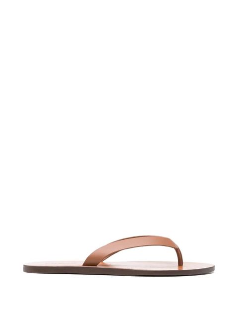 Manebi leather flip-flops - Brown - zdjęcie produktu nr 1