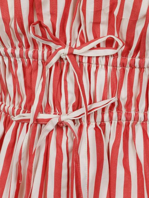 Faithfull the Brand Ermita striped halter dress - Red