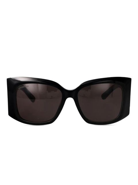 Balenciaga Eyewear logo geometric sunglasses - Black - zdjęcie produktu nr 1