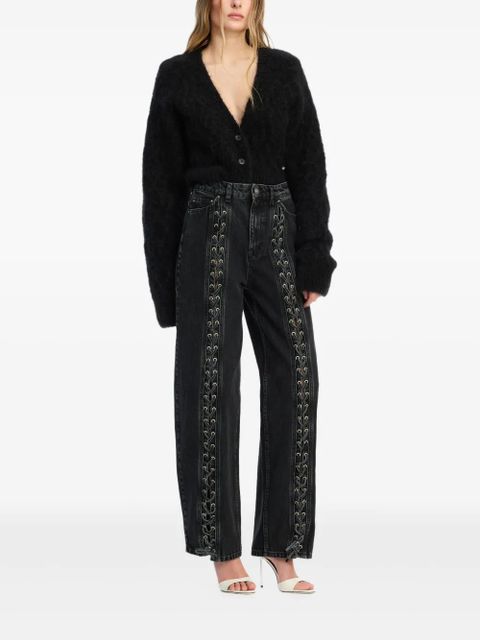 ROTATE BIRGER CHRISTENSEN V-neck cardigan - Black