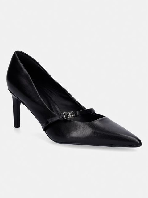 Calvin Klein szpilki skórzane ESS STILETTO 70 MJ LTH HDW - zdjęcie produktu nr 1