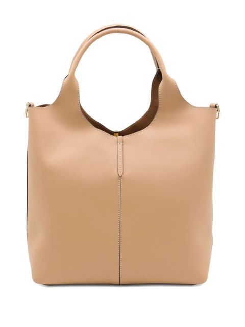 Tod's small top-handle gold-bar tote bag - Brown - zdjęcie produktu nr 2