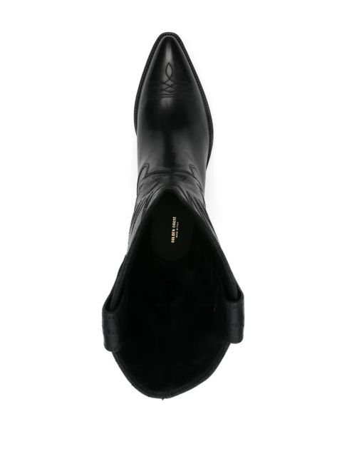 Golden Goose Low Wish Star boots - Black