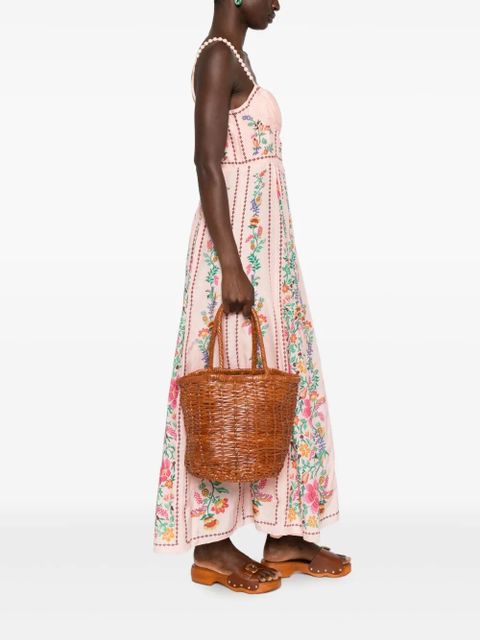 DRAGON DIFFUSION leather bucket bag - Brown