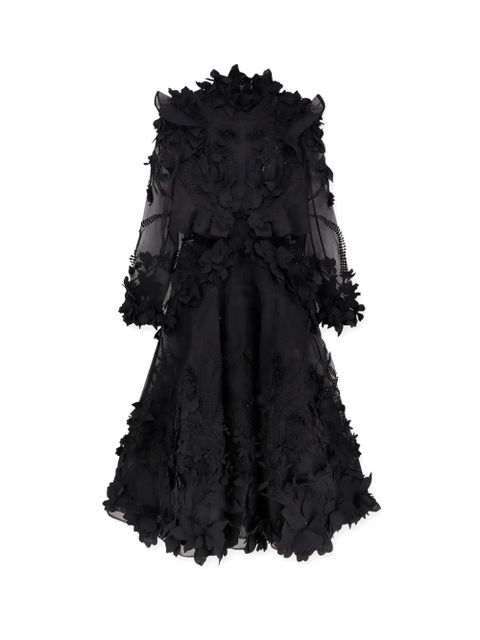 ZIMMERMANN Hypnotic Applique silk maxi dress - Black - zdjęcie produktu nr 2
