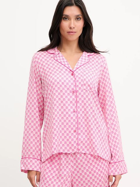 Dkny piżama damska kolor różowy YI80061 - zdjęcie produktu nr 2