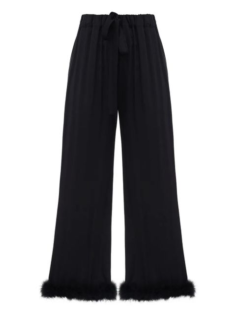 Sleeper Bisou Bisou feather trousers - Black - zdjęcie produktu nr 1
