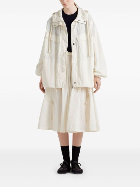 Prada pongee skirt - Neutrals - zdjęcie produktu nr 2