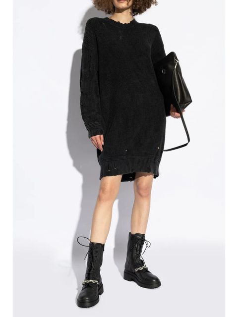 Jimmy Choo Nari crystal-embellished combat boots - Black