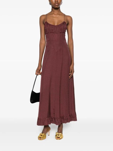 DÔEN Rosamaria maxi dress - Red
