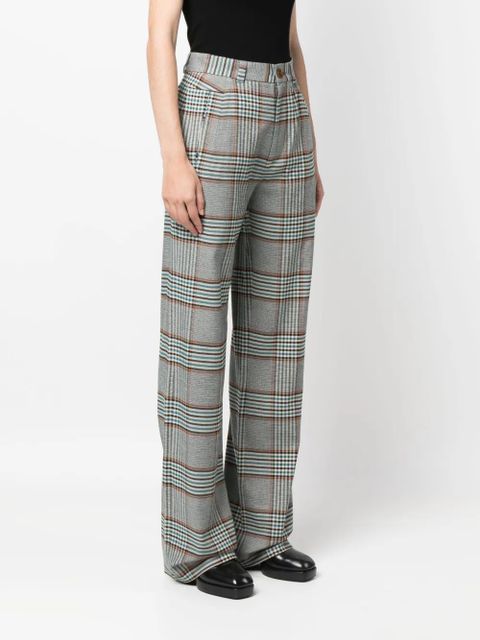 Vivienne Westwood Ray tartan check-pattern trousers - Blue