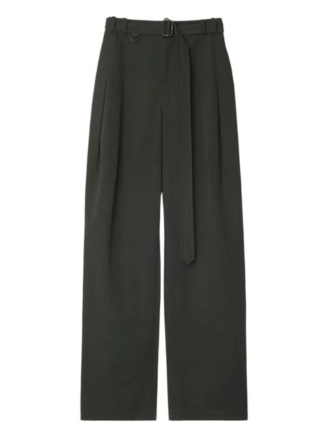 Burberry gabardine straight-leg trousers - Grey - zdjęcie produktu nr 1