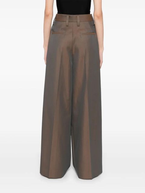 Jil Sander wide-leg trousers - Brown