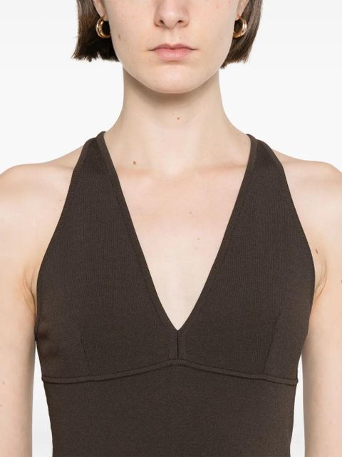 Max Mara Armida1234 top - Brown