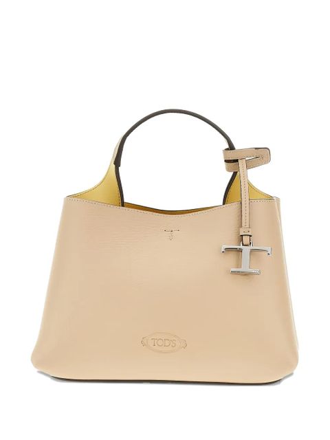 Tod's grained-leather tote bag - Neutrals - zdjęcie produktu nr 1