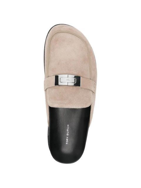 Tory Burch Leelee metal-buckle mules - Neutrals