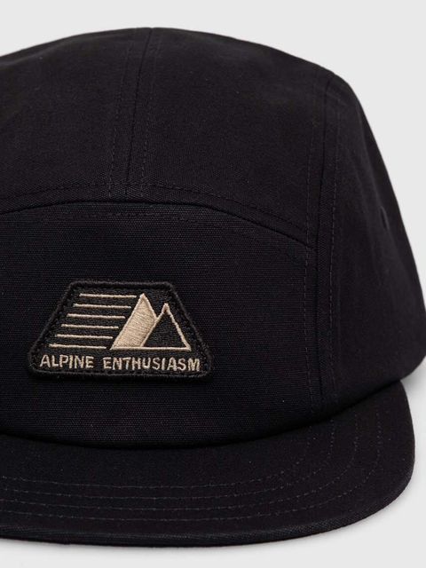 Mammut czapka z daszkiem kolor czarny z aplikacją - zdjęcie produktu nr 2