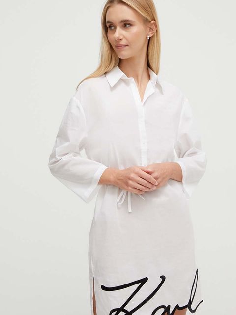 Karl Lagerfeld sukienka bawełniana - zdjęcie produktu nr 1