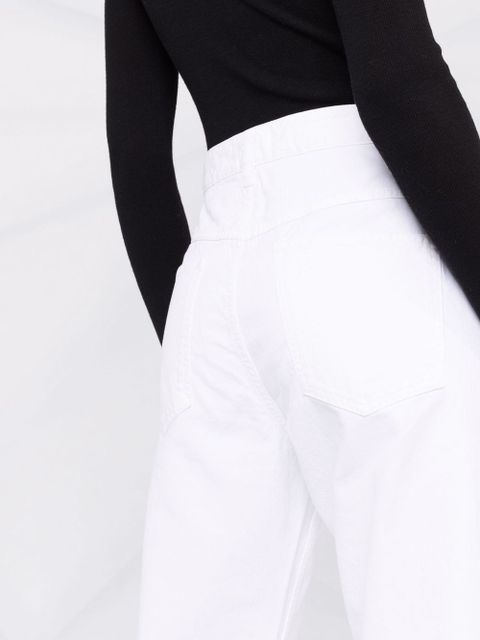 ISABEL MARANT straight-leg trousers - White