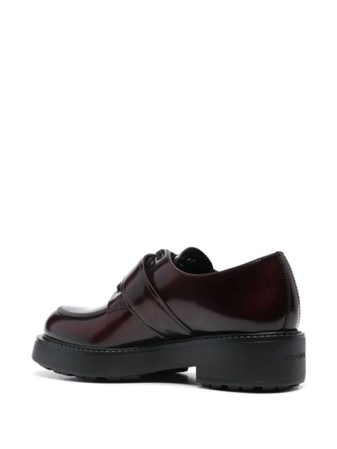 Prada buckle-detailed brogue - Brown