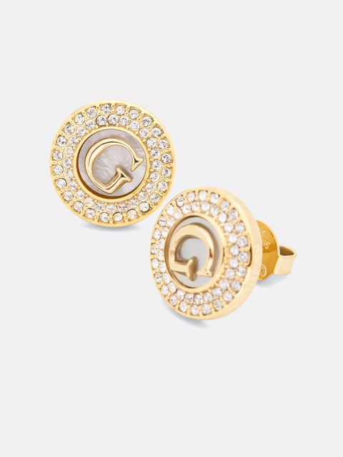 Guess kolczyki damskie ze stali nierdzewnej G TALISMAN - zdjęcie produktu nr 1