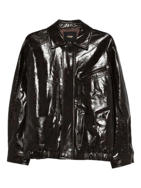 Maje cuffed panelled jacket - Brown - zdjęcie produktu nr 1