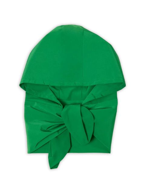 Maje tie-front hood - Green