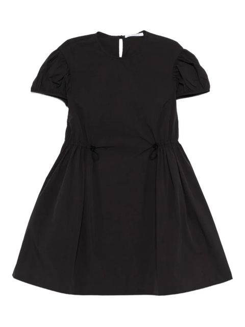 Cecilie Bahnsen puff-sleeve tie dress - Black - zdjęcie produktu nr 1