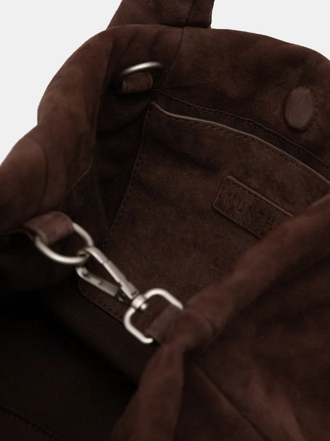 MUNTHE torebka zamszowa LIX kolor brązowy 254191025453