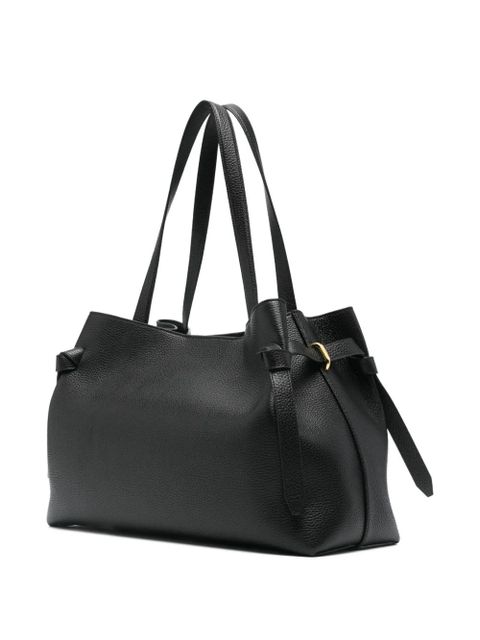 Yuzefi Gyoza leather tote bag - Black