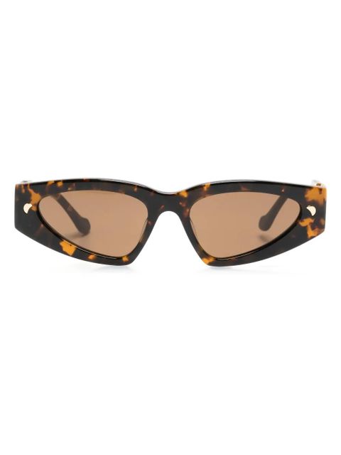 Nanushka Emme cat-eye sunglasses - Brown - zdjęcie produktu nr 1