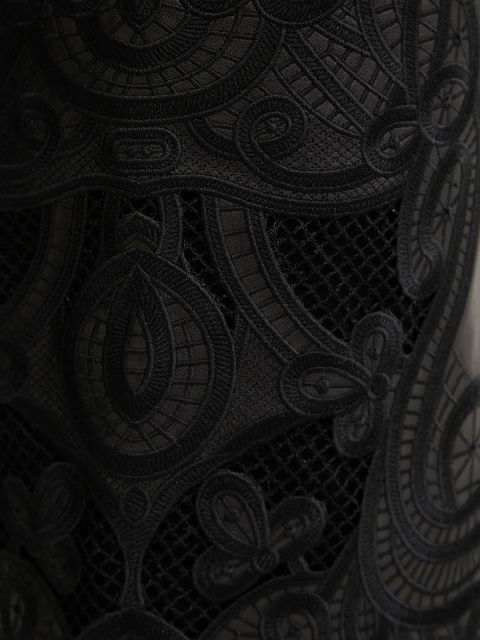 Twinset spódnica kolor czarny midi prosta 252TT2011