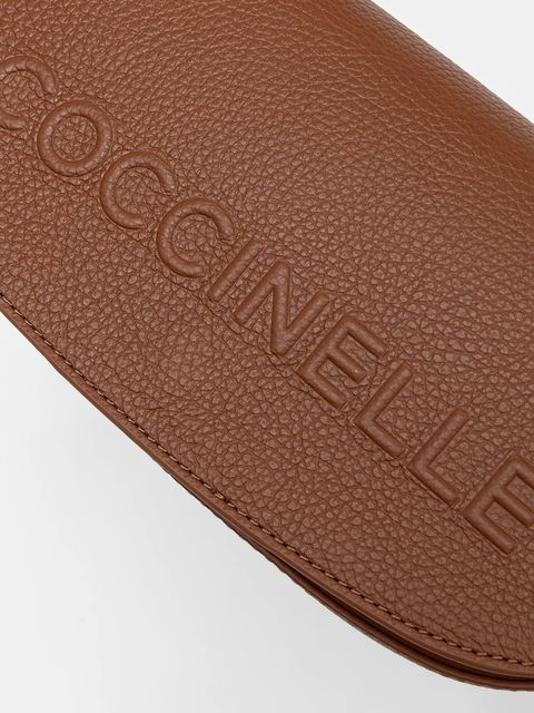 Coccinelle torebka skórzana kolor brązowy E5 QBB 52 01 01 - zdjęcie produktu nr 2