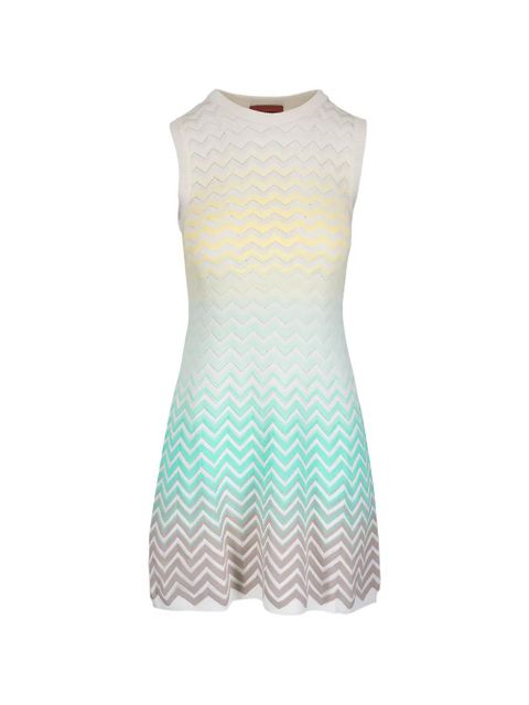 Missoni sleeveless mini dress - Blue - zdjęcie produktu nr 1