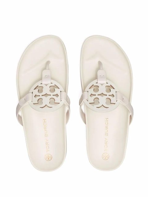 Tory Burch Miller Cloud leather sandals - White