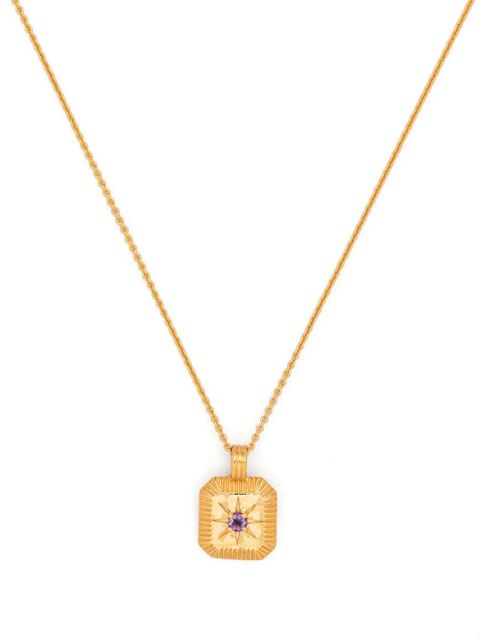 Missoma February Birthstone pendant necklace - Gold - zdjęcie produktu nr 1