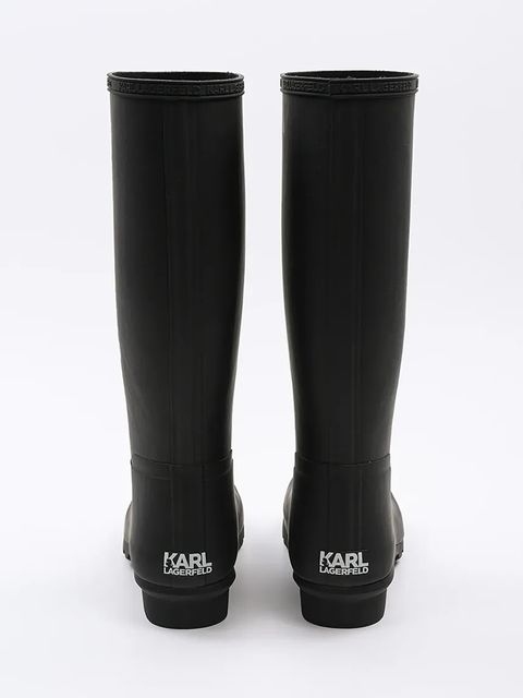 Karl Lagerfeld kalosze KALOSH damskie kolor czarny KL47085