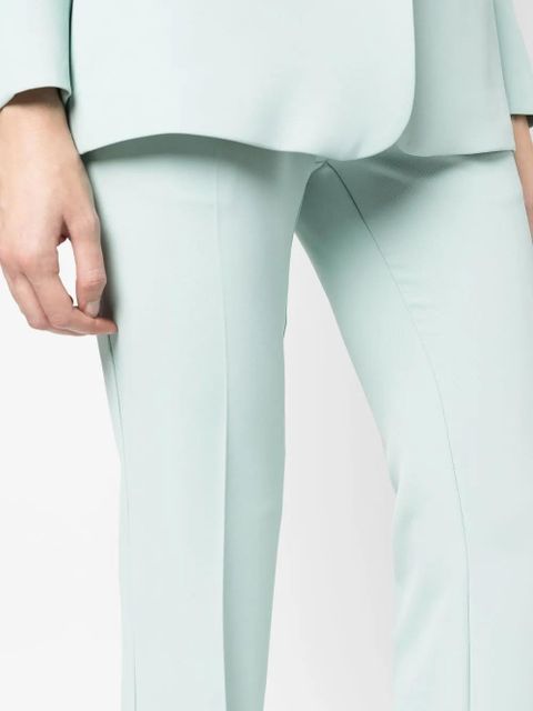 TWINSET pressed-crease tailored trousers - Green