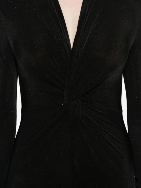 Eleh twist-front maxi dress - Black - zdjęcie produktu nr 2