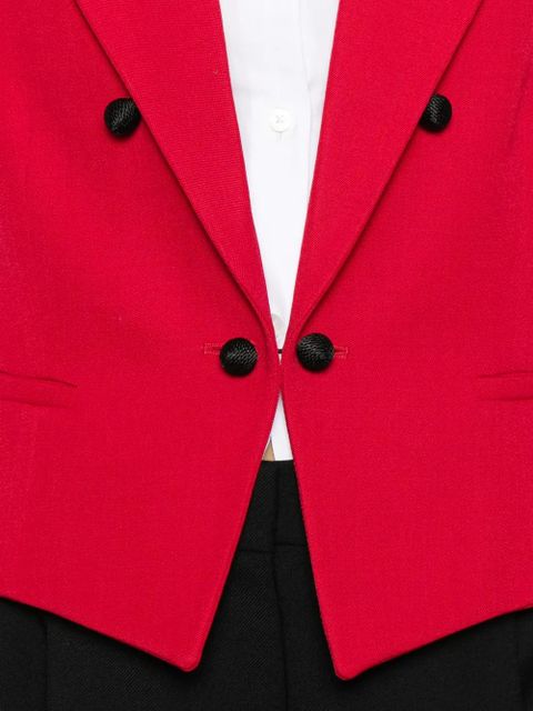 Valentino Garavani buttoned double-breasted blazer - Red