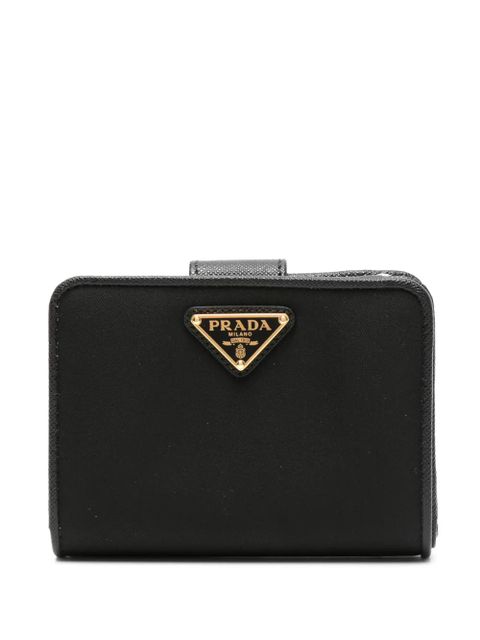 Prada enamel triangle-logo wallet - Black - zdjęcie produktu nr 2