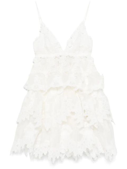 ZIMMERMANN Crush mini dress - White - zdjęcie produktu nr 1