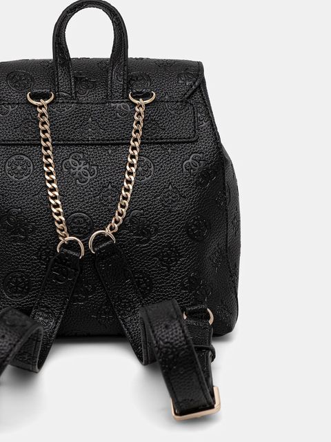 Guess plecak CRESIDIA damski kolor czarny mały z aplikacją HWPD98 88310 - zdjęcie produktu nr 2