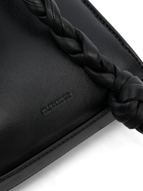 Jil Sander small Tangle leather shoulder bag - Black - zdjęcie produktu nr 2
