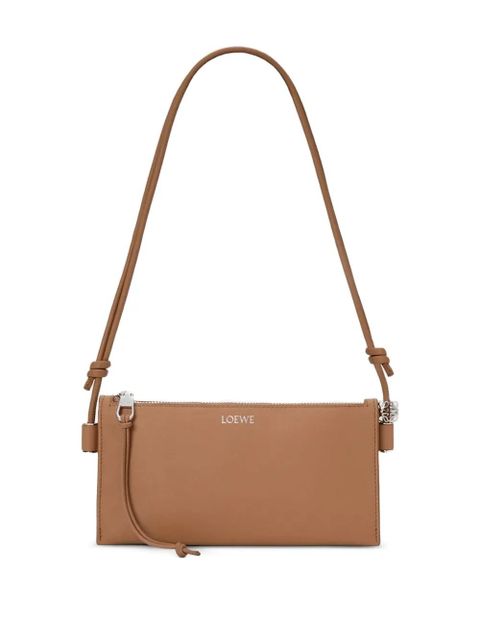 LOEWE logo-print cross body bag - Neutrals