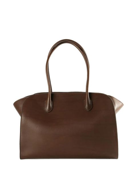The Row Marlo 12 leather tote bag - Brown