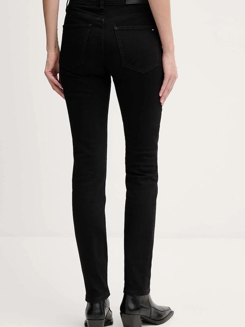 Tommy Hilfiger jeansy damskie kolor czarny WW0WW46725