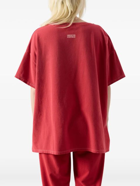 American Vintage Pymaz cotton T-shirt - Red