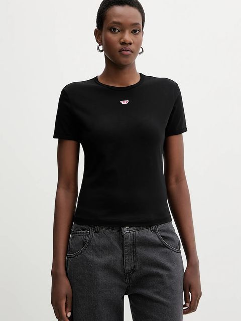 Diesel t-shirt bawełniany T-UNCUTIE-LONG-D T-SHIRT - zdjęcie produktu nr 1