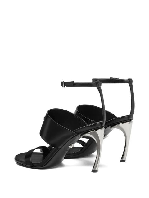 Versace Medusa Head-embellished ankle-strap sandals - Black